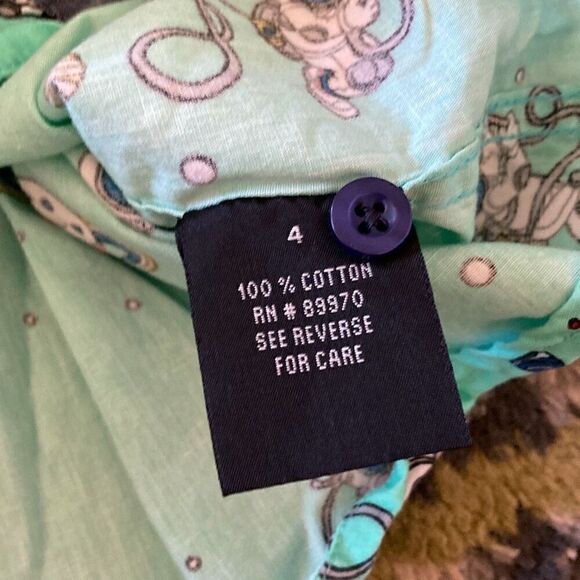 Boys Space Button Up Shirt size 4 - Picture 3 of 4